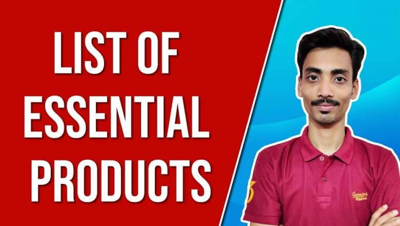 Liste over essensielle produkter |  E-handelsideer