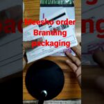 Meesho Branding packaging Order Pack tips #shorts #meesho #sellerstudy #ecommerce
