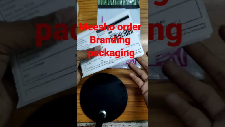 Meesho Branding packaging Order Pack tips #shorts #meesho #sellerstudy #ecommerce